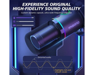 MAONO PD200XS RGB USB/XLR Dynamic Microphone