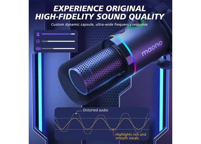 MAONO PD200XS RGB USB/XLR Dynamic Microphone